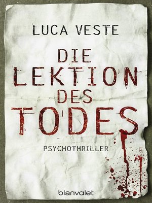 cover image of Die Lektion des Todes